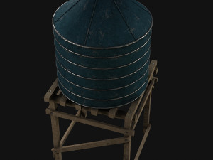 water tower Modèle 3D