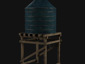 water tower Modèle 3D