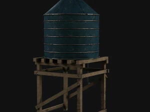 torre dell'acqua Modello 3D
