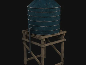 torre dell'acqua Modello 3D