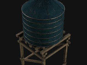 water tower Modèle 3D