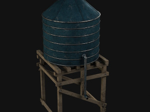 water tower Modèle 3D