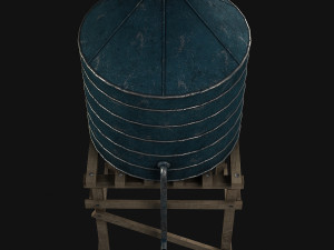 water tower Modèle 3D
