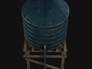 torre dell'acqua Modello 3D