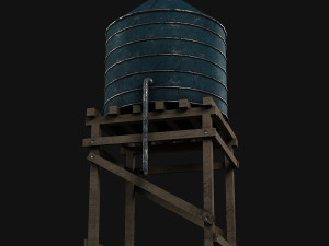 water tower Modèle 3D