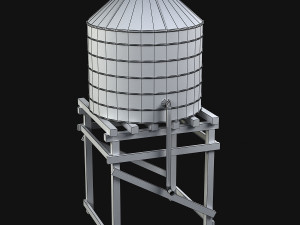 water tower Modèle 3D