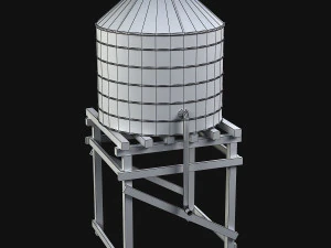 torre dell'acqua Modello 3D
