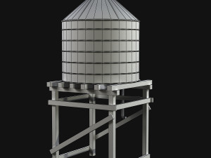 water tower Modèle 3D