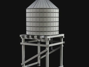 torre dell'acqua Modello 3D