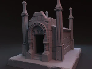 crypt 3D Model