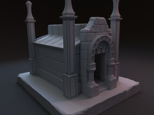 crypt 3D मॉडल