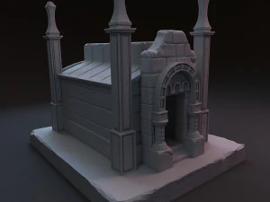 crypt 3D Model
