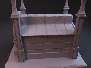 crypt 3D मॉडल