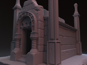 crypt 3D मॉडल