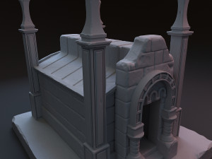 crypt 3D मॉडल