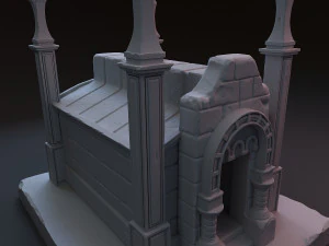 crypt 3D Model