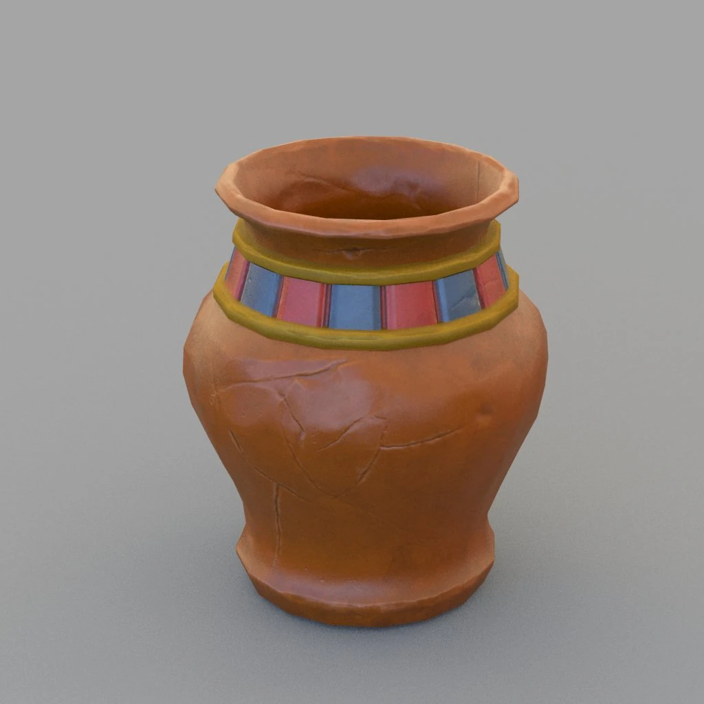 cartoon jug 3D Model .c4d .max .obj .3ds .fbx .stl .blend 