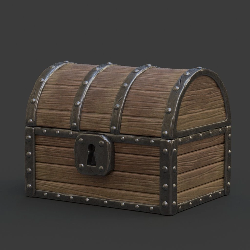 chest 3D Model .c4d .max .obj .3ds .fbx .stl .blend 