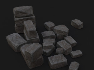 old bricks 3D Model
