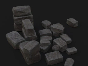 old bricks 3D Model