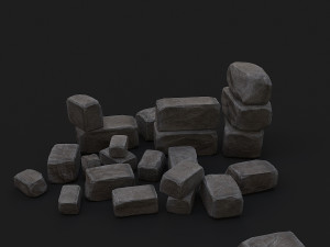 old bricks 3D Model