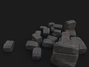 old bricks 3D Model