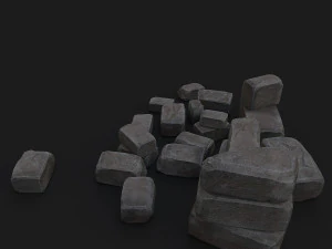 old bricks 3D Model