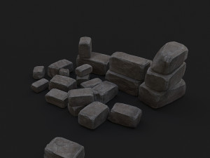 old bricks 3D Model