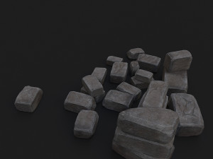old bricks 3D Model