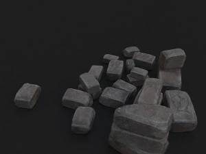old bricks 3D Model