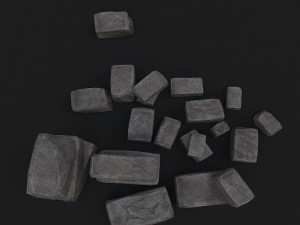 old bricks 3D Model