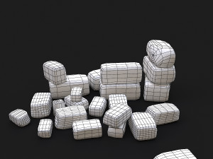 old bricks 3D Model