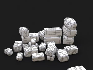 old bricks 3D Model