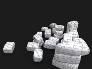 old bricks 3D Model