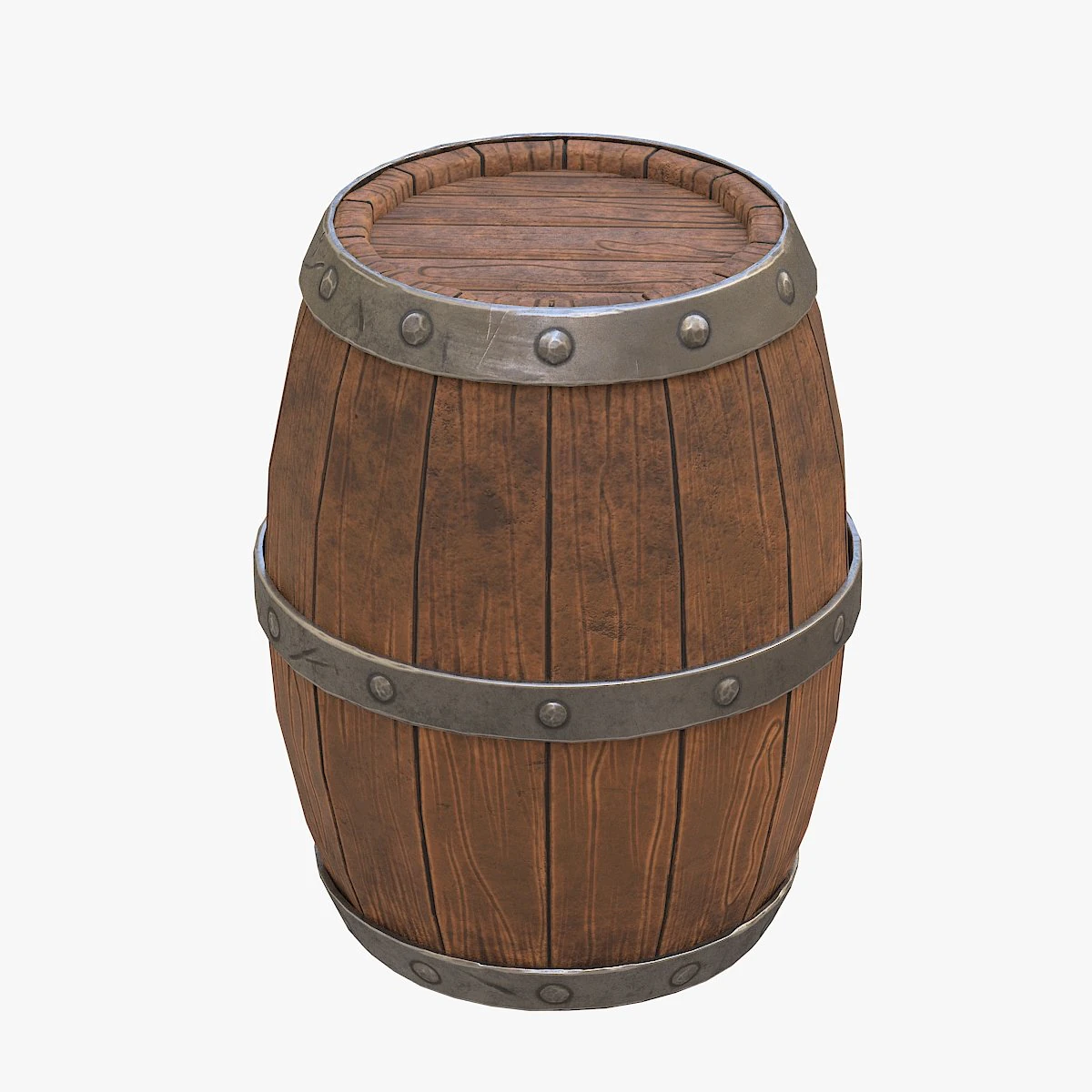 barrel 3D Model .c4d .max .obj .3ds .fbx .stl .blend 
