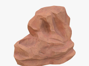 cartoon cliff 3D Model