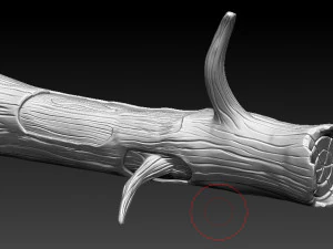 만화 걸림돌 3D 모델