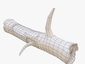 만화 걸림돌 3D 모델