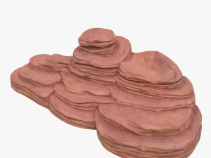 cartoon cliff 3D Model