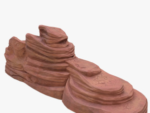 cartoon cliff 3D Model