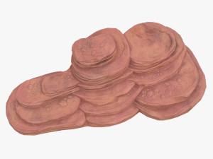 cartoon cliff 3D Model