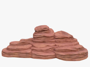 cartoon cliff 3D Model
