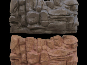 cartoon rock Modèle 3D