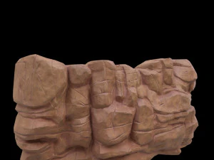 cartoon rock 3D Model