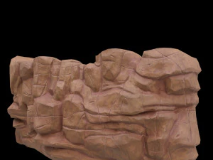 cartoon rock 3D Model