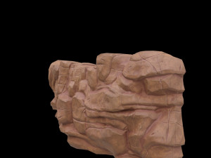 cartoon rock 3D Модель