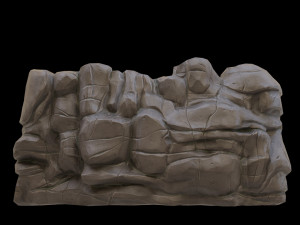 cartoon rock 3D Модель