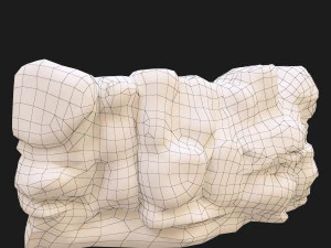 cartoon rock 3D Model