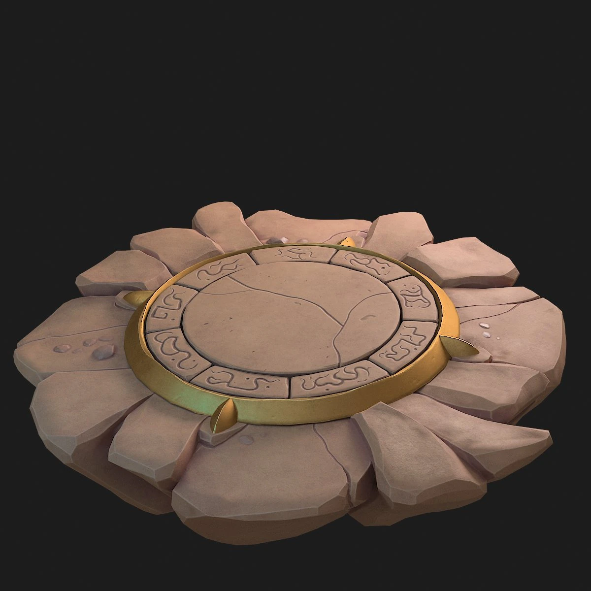 fantasy platform 3D Model .c4d .max .obj .3ds .fbx .stl .blend 