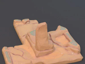 kamienna płyta Model 3D